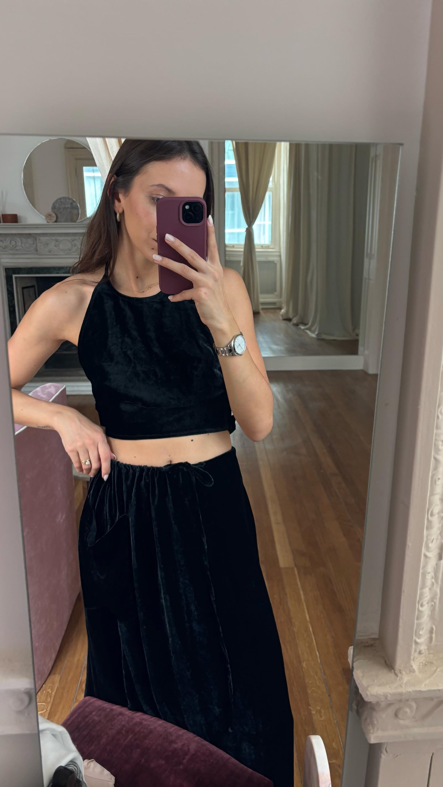 SOL MIDI SKIRT