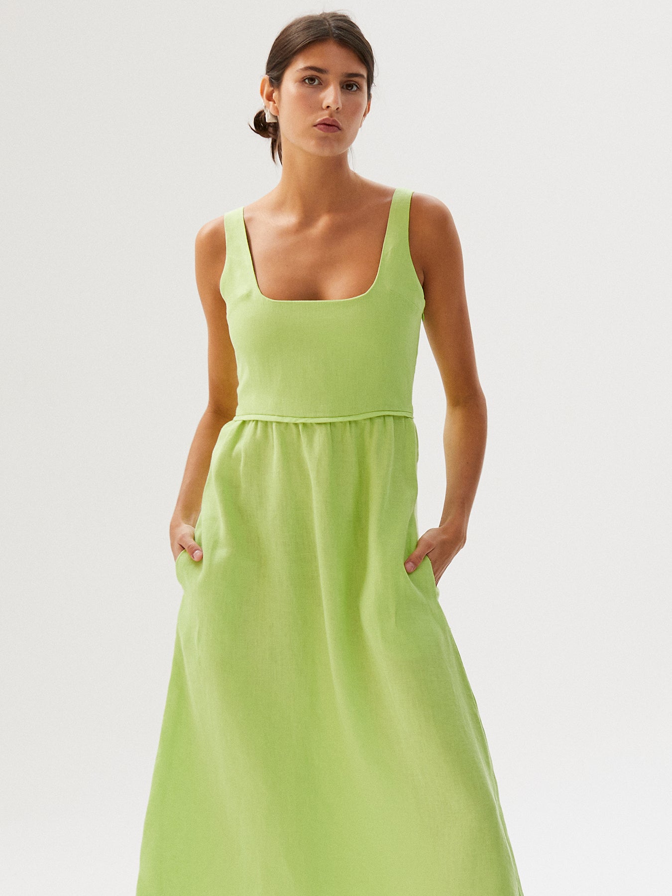 CHLOE DRESS XL / opaline / Linen CHLOE DRESS XL / opaline / Linen
