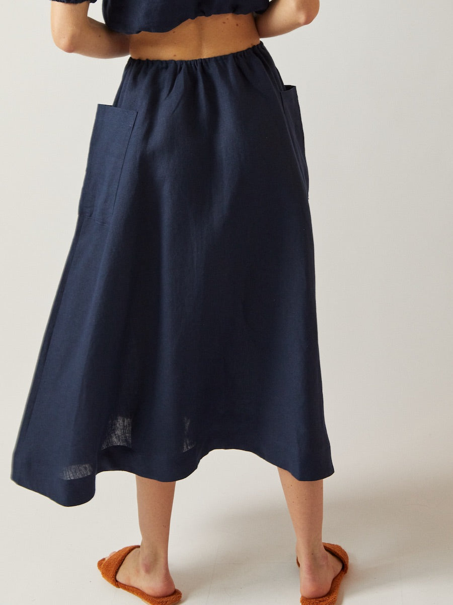 SOL MIDI SKIRT